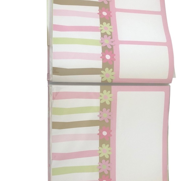 Sandra Magsamen Scrapbook Complete Baby Girl Pink Daisies 20 Pages Stickers Pink - Picture 6 of 16